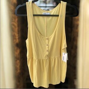 Sonoma Light Yellow Sleeveless Blouse
